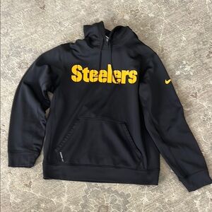 Nike Black and Yellow Hoodie